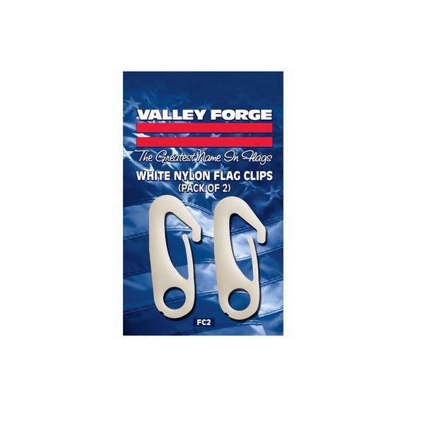 Valley Forge 0.5 in. L Nylon Flag Pole Snap Clips FC2